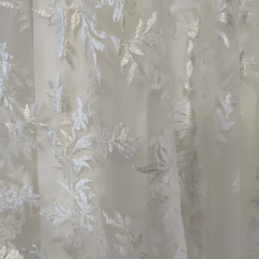 Lulus White Embroidered Strapless Maxi Dress
